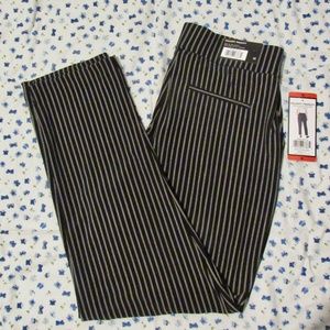 High waist tummy control slim leg trouser pant